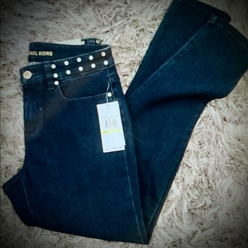 MK Micheal khors beautiful studded MICHAEL KORS IZZY SKINNY JEANS sz 4